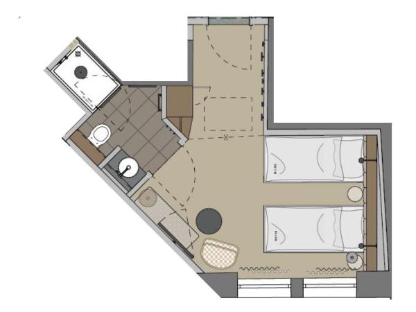 Cocoon Salzburg : photo 6 de la chambre chambre lits jumeaux standard (lits jumeaux)