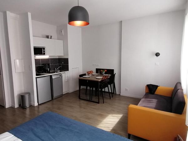 Appart-Hotel Mer & Golf City Ile de Nantes : photo 5 de la chambre studio confort