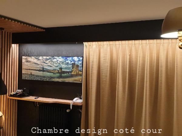 Hôtel Les Brises : photo 5 de la chambre chambre design - côté cour