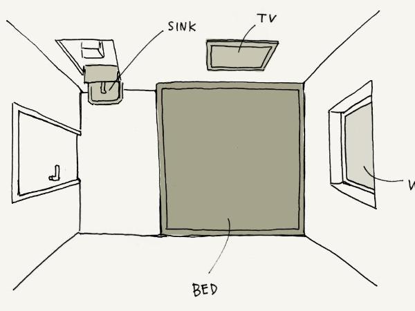 Piece Hostel Kyoto : photo 5 de la chambre chambre double avec salle de bains commune