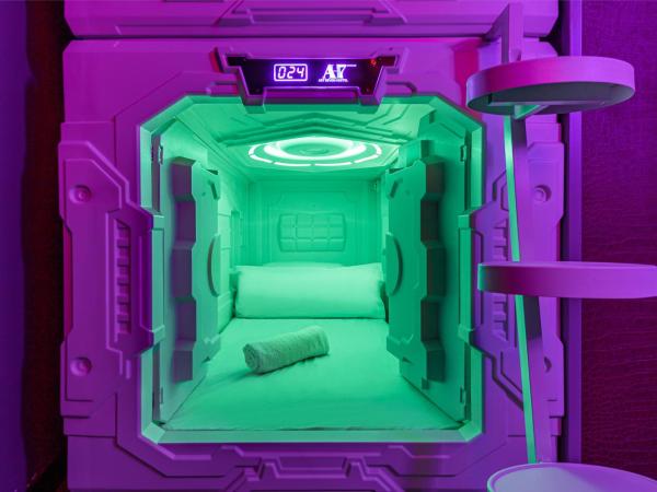 Art Seven Hostel Capsules : photo 7 de la chambre capsule simple dans dortoir mixte