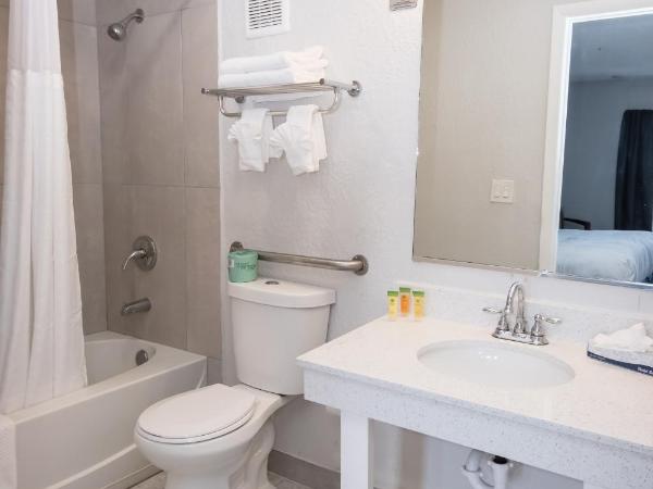 Developer Inn Orlando North, a Baymont by Wyndham : photo 2 de la chambre chambre lit king-size pour personnes à mobilité réduite - baignoire avec barres d’appui - non-fumeurs