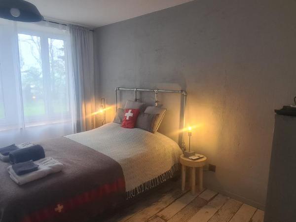 La Ferme des Arêtes : photo 1 de la chambre chambre double - accessible aux personnes à mobilité réduite