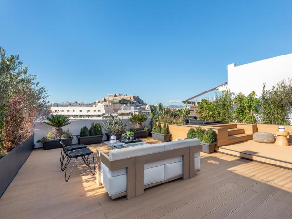 The Newel Acropolis : photo 4 de la chambre suite penthouse avec bain à remous - vue sur acropole