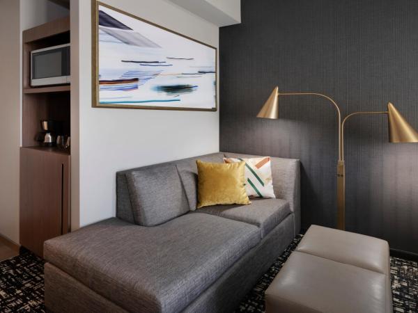 Hyatt House LAX Century Blvd : photo 4 de la chambre cabinet de travail avec lit king-size