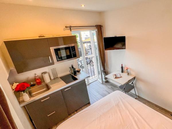 Les Studios du Pêcheur - Hypercentre - Clim - City Trip : photo 2 de la chambre studio - vue sur mer