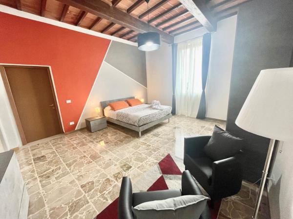 Il Barbero Apartment : photo 3 de la chambre chambre double avec salle de bains privative extérieure