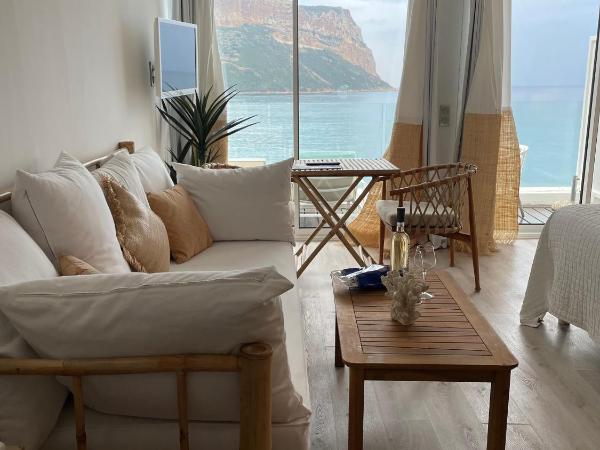 Hotel de La Plage - Mahogany : photo 5 de la chambre suite double supérieure avec terrasse et vue sur la mer