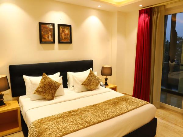 Hotel Malbork Inn Rajouri Garden Delhi - Couple Friendly Local IDs Accepted : photo 3 de la chambre chambre lit king-size deluxe