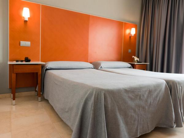 Hotel El Palmeral : photo 9 de la chambre chambre lits jumeaux - vue sur jardin