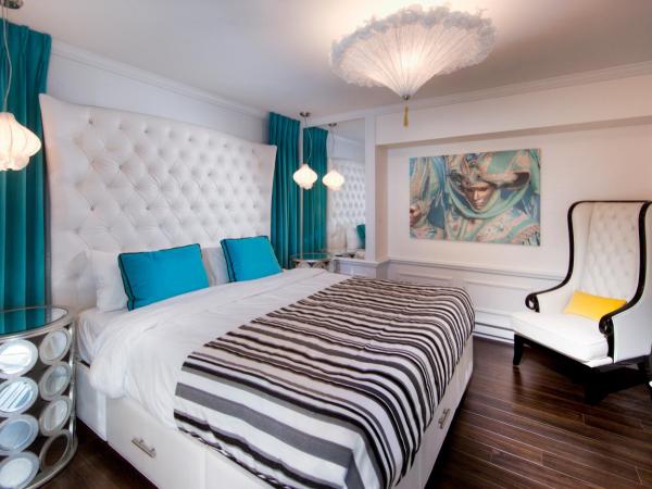 Hotel Plaza Quebec : photo 1 de la chambre suite premium topaze avec 1 lit king-size et 1 lit escamotable queen-size