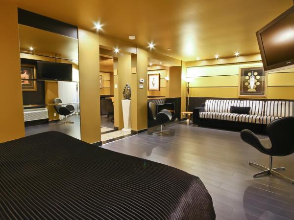 Hôtel Québec Inn : photo 3 de la chambre suite lit king-size avec canapé-lit - thème art déco