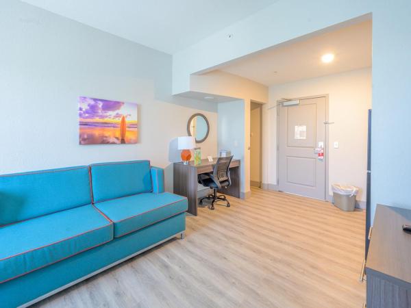 Hawthorn Extended Stay by Wyndham Panama City Beach : photo 4 de la chambre suite studio lit king-size - accessible aux personnes à mobilité réduite - non-fumeurs