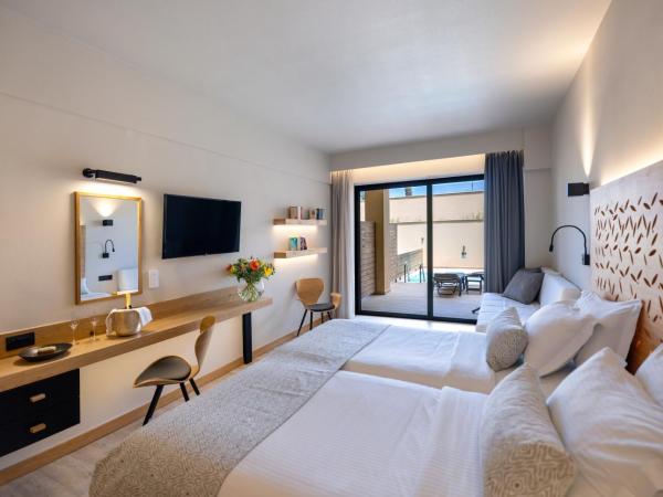 Atlantis Beach Hotel : photo 5 de la chambre chambre double supérieure au demi sous-sol avec piscine privée