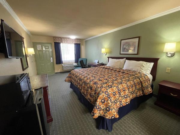 Americas Best Value Inn Hobby Airport : photo 4 de la chambre chambre lit king-size standard