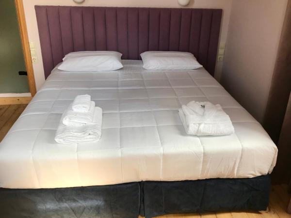 VASILIKON Hotel 1888 the past is present HISTORICAL PRESERVATION MONUMENT : photo 3 de la chambre chambre lit king-size avec balcon