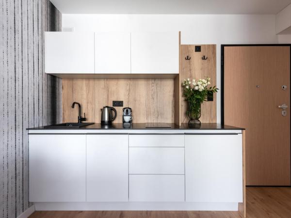 InPoint Apartments G15 near Old Town & Kazimierz : photo 6 de la chambre studio avec terrasse