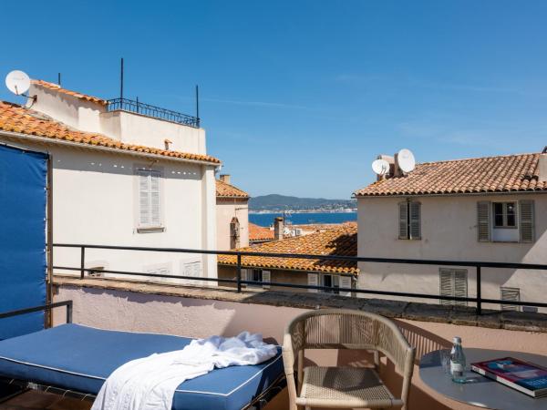 Le Yaca Saint-Tropez : photo 4 de la chambre chambre double deluxe - vue sur mer