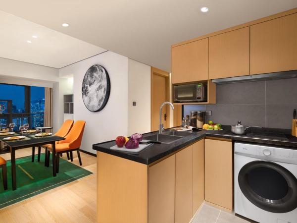 Citadines Gaoxin Chengdu : photo 4 de la chambre appartement 2 chambres premier