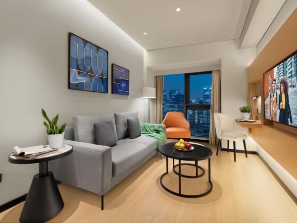 Citadines Gaoxin Chengdu : photo 4 de la chambre appartement deluxe - 1 chambre