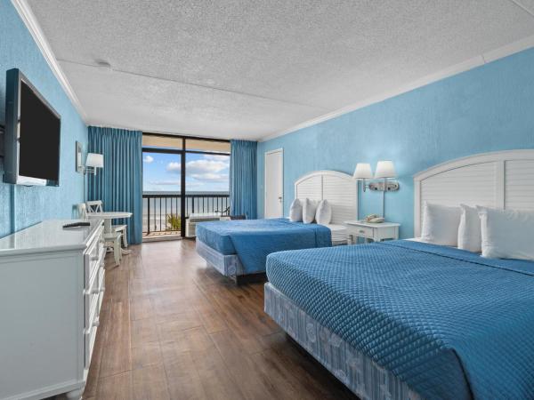 North Shore Oceanfront Resort Hotel : photo 1 de la chambre chambre standard avec 2 lits queen-size - côté océan