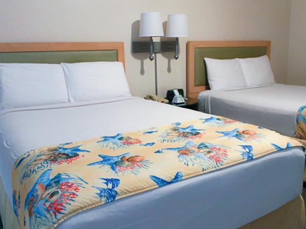 Beach Place Hotel : photo 9 de la chambre chambre double supérieure avec 2 lits doubles et cuisine - parking gratuit