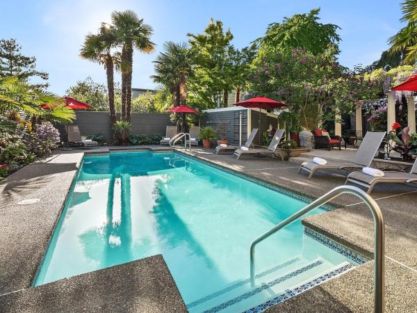 Seattle Gaslight Inn : photo 1 de la chambre chambre lit queen-size deluxe 101 - salle de bains privative