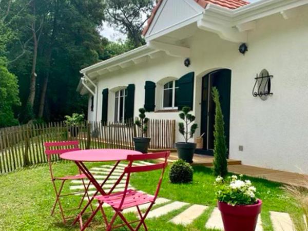 Bons Baisers du Touquet - Villa Caracole : photo 2 de la chambre chambre double - vue sur jardin