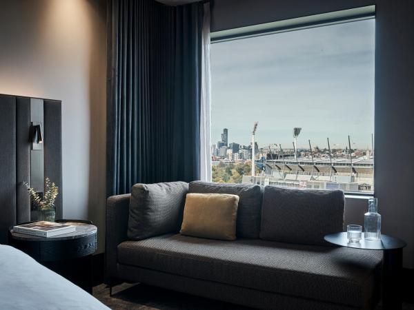Pullman Melbourne On the Park : photo 7 de la chambre chambre supérieure premium avec 1 lit king-size ou 2 lits simples et vue - Étage supérieur
