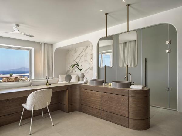 Lovia Mykonos : photo 9 de la chambre suite lovia avec piscine privée - vue sur mer