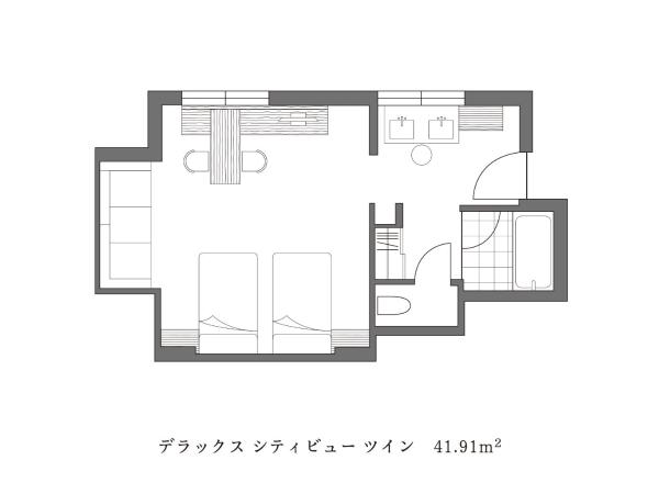 ORIENTAL HOTEL : photo 2 de la chambre deluxe corner twin room - city side with complimentary minibar