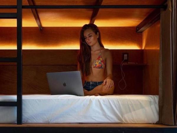 Cancún Hotel Boutique & Hostel : photo 1 de la chambre lit dans dortoir pour femmes de 4 lits