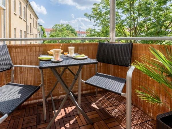 Pension-Leipzig-Süd : photo 6 de la chambre chambre double avec balcon