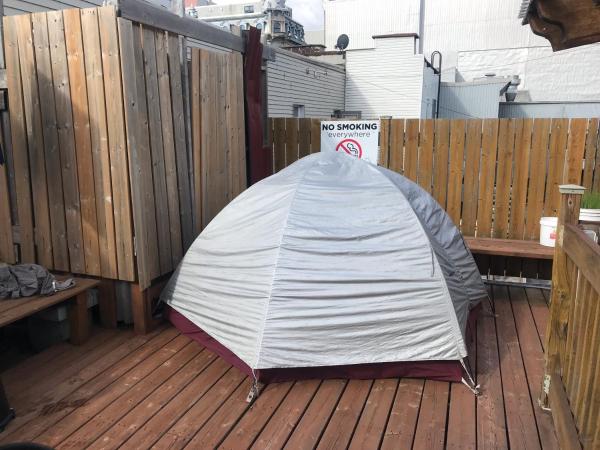 Auberge Jeunesse La Belle Planete Backpackers Hostel : photo 1 de la chambre tente