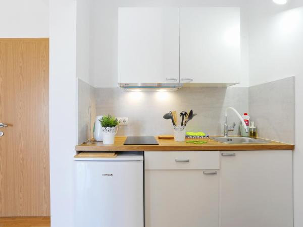 Apartments and rooms with parking space Rogoznica - 19786 : photo 9 de la chambre appartement 1 chambre avec balcon et vue sur mer