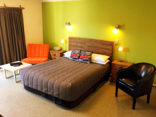 Rotorua Coachman Spa Motel : photo 7 de la chambre studio confort avec bain à remous