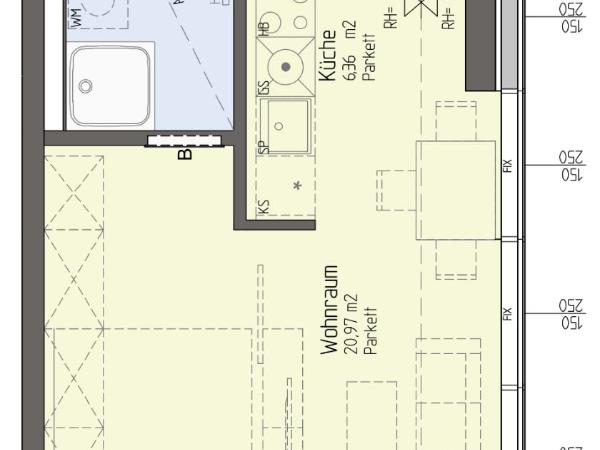 Vienna Residence, Marina Tower - Danube : photo 2 de la chambre appartement deluxe