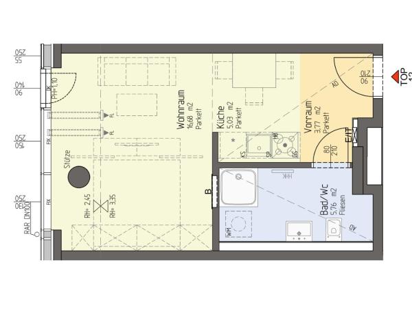 Vienna Residence, Marina Tower - Danube : photo 2 de la chambre appartement supérieur