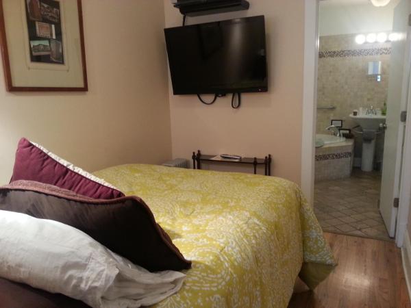 Ray's Bucktown Bed and Breakfast : photo 2 de la chambre chambre supérieure lit queen-size avec baignoire spa
