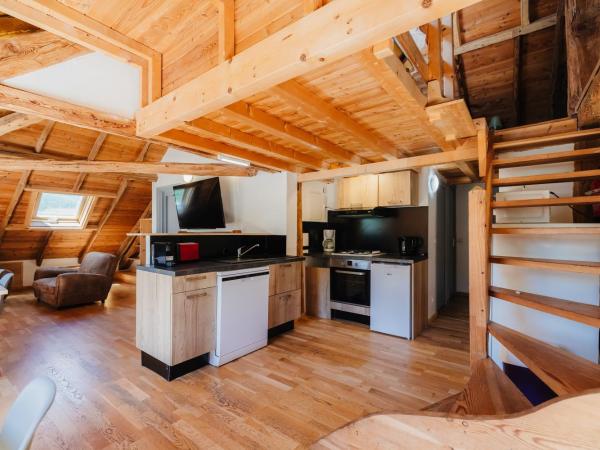 Résidence Sunêlia Les Logis d'Orres : photo 6 de la chambre appartement avec vue sur la montagne