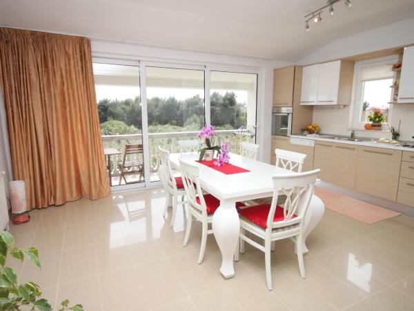 Apartments and rooms by the sea Vodice - 6182 : photo 9 de la chambre appartement 2 chambres avec balcon et vue sur la mer