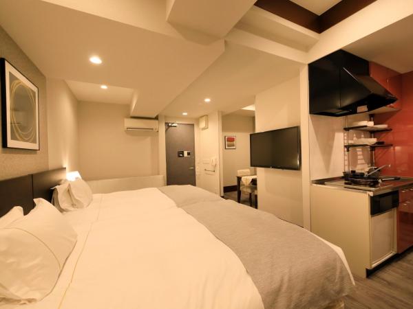Centurion Hotel Residential Akasaka Station : photo 4 de la chambre superior twin room - two double beds - non-smoking