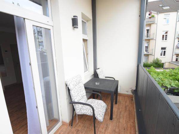 Marcel Apartments Leipzig : photo 7 de la chambre appartement avec balcon