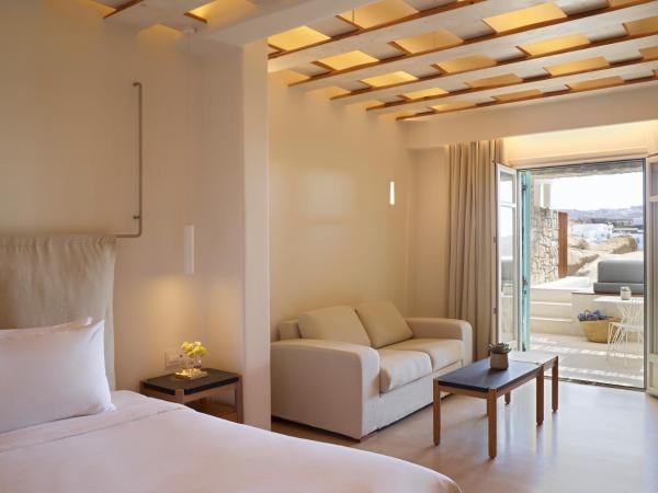 Bill & Coo Mykonos -The Leading Hotels of the World : photo 2 de la chambre suite deluxe avec petite piscine