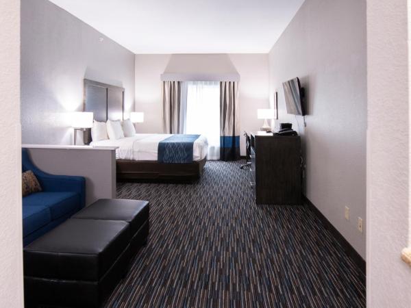 Comfort Inn & Suites Near Medical Center : photo 9 de la chambre suite lit king-size – non-fumeurs