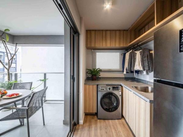 Noon Vila Madalena : photo 5 de la chambre appartement avec balcon