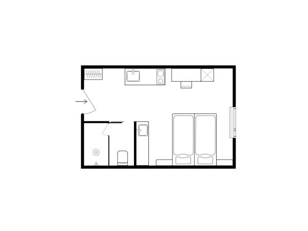 Urban Inn - Wilten 24/7 : photo 7 de la chambre studio deluxe