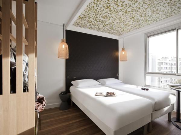 ibis Styles Paris Buttes Chaumont : photo 7 de la chambre chambre lits jumeaux