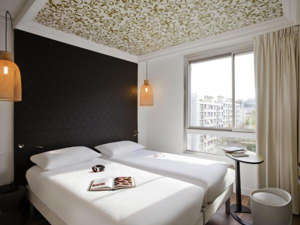 ibis Styles Paris Buttes Chaumont : photo 8 de la chambre chambre lits jumeaux