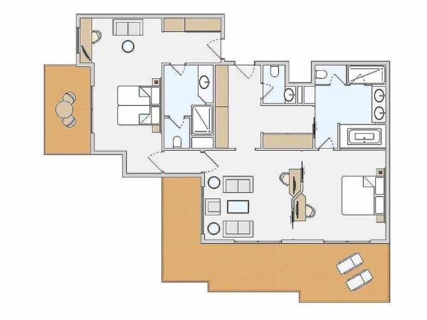 ROBINSON AGADIR - All Inclusive : photo 6 de la chambre suite - vue sur mer